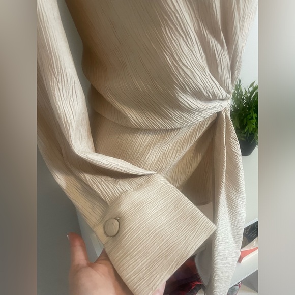 NWT Zara Half Top Bralette Wrap Shirt - Picture 6 of 9